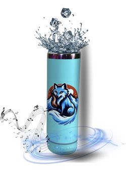 Turquoise 20oz Bluetooth Stainless Steel Insulated Tumbler
