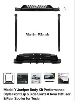 Tesla Model Y juniper 2026 Body Kit