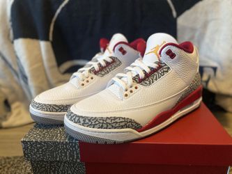 Jordan 3 Cardinal Sz 11 Deadstock