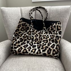 H&M Cheetah Tote Bag