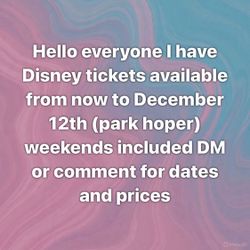 Disneyland Park Hoper Tickets 
