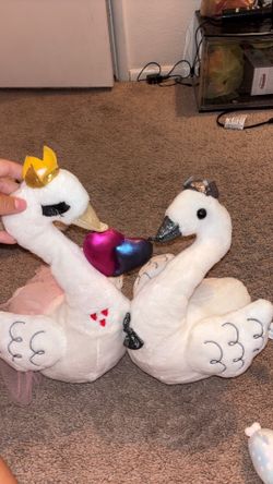 2 swans teddy bear