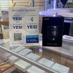 Sony FE 85mm F1.4 Lens