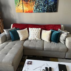 Gray Sectional Couch