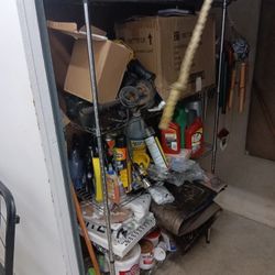 Three 3 Tier Metal Shelves 