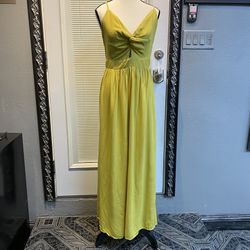 CUPSHE Women's Front Twist & Keyhole Maxi Beach Dress new with tags size large