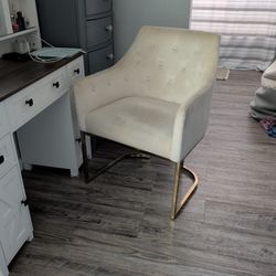 Beige Accent Chair 
