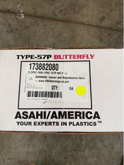 Asahi butterfly valve