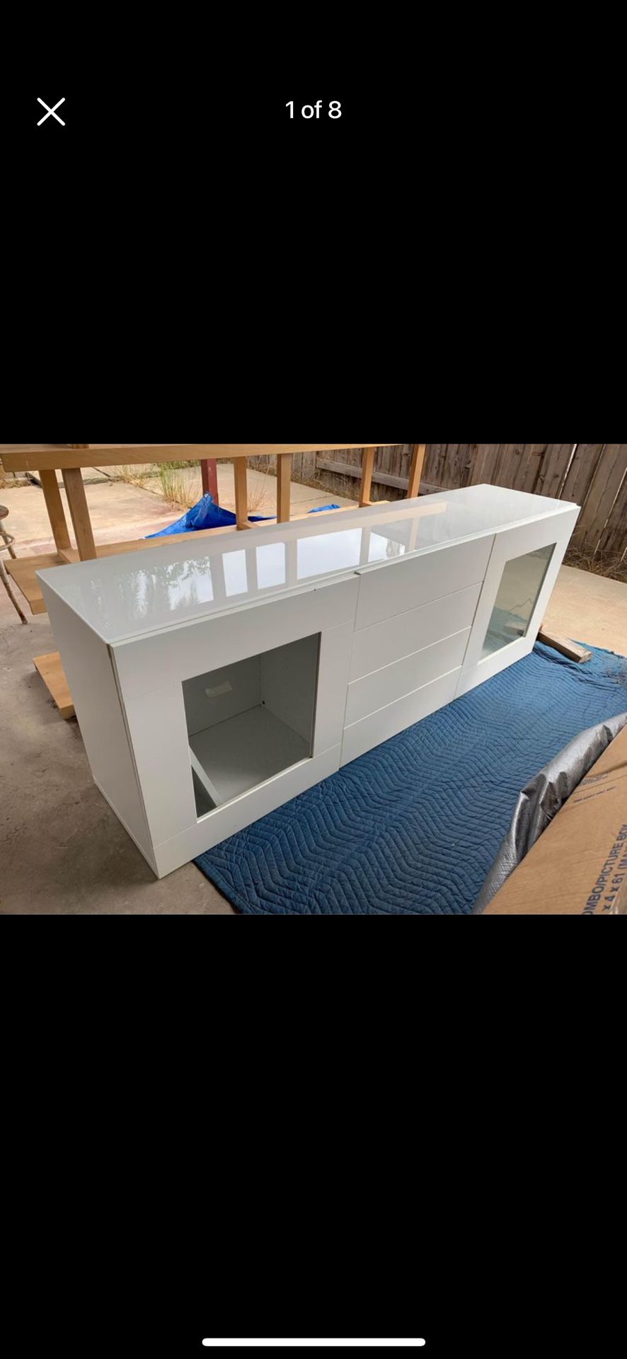 TV Stand Glass Top