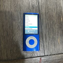 Apple iPod Nano 5th Gen 8GB Blue | MP3 player | Used