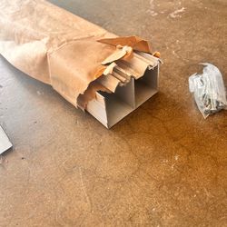 8 foot top and bottom track for standard wardrobe doors.