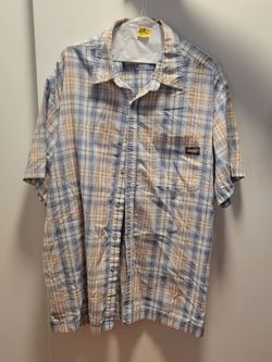 Mens dickies button up short sleeve shirt xl