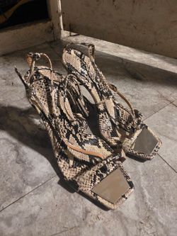 Schutz strappy sandals heels