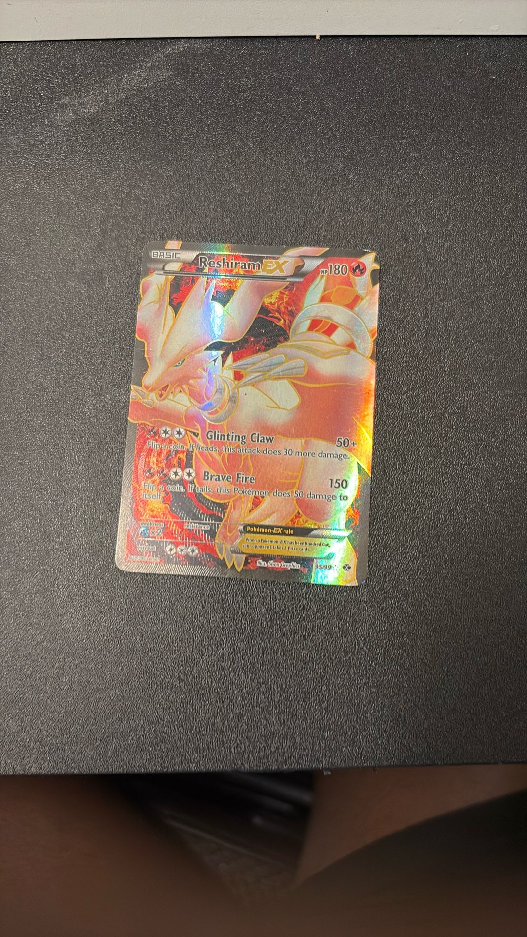 Reshiram EX (95 Full Art) — Next Destinies