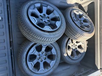 Rim and tires