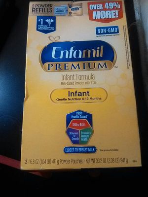 Photo 33.2 OZ ENFAMIL PREMIUM INFANT FORMULA ** HALF PRICE ** UNOPENED