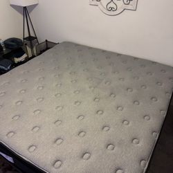 King Sized Bed With Bed Frame