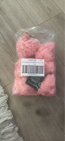EcoTools Watermelon Lathering Fruit Poufs 6-Pack