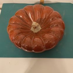 PUMPKIN CANDY DISH/DECORATION