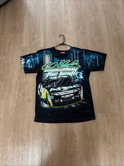 Carl Edwards All Over Print AOP T Shirt Size Large NASCAR Aflac