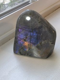 0.6 lb (261g) Labradorite Slab Quartz Crystal