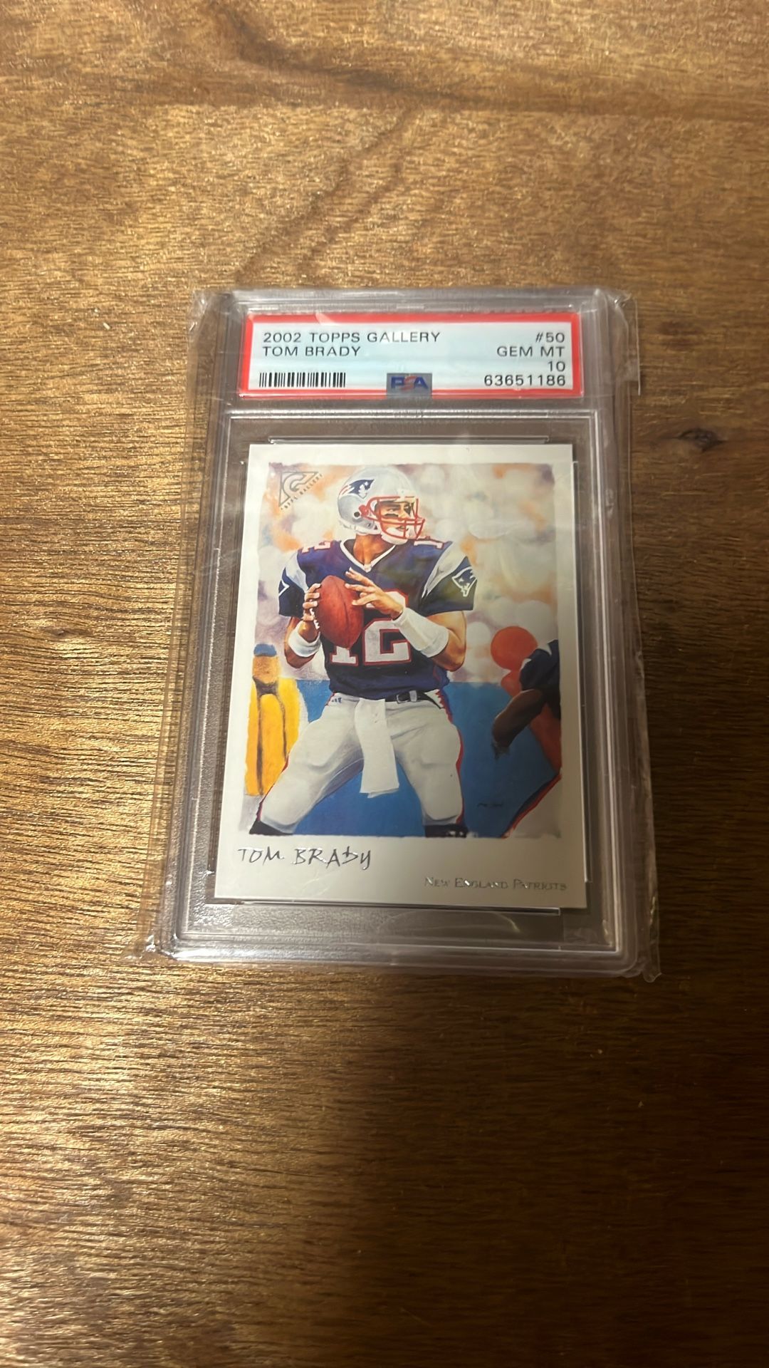 Tom Brady 2002 Topps Gallery #50