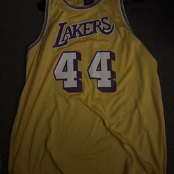 Lakers West XL jersey 