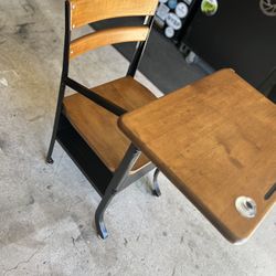 Restored Vintage School Desk