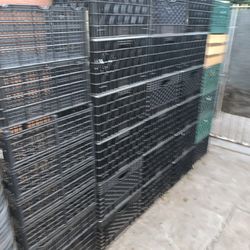 A lot of milk crates available for sale