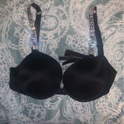 Victoria Secret Black Rhinestone Straps Bra Size 36C for Sale in Stockton,  CA - OfferUp