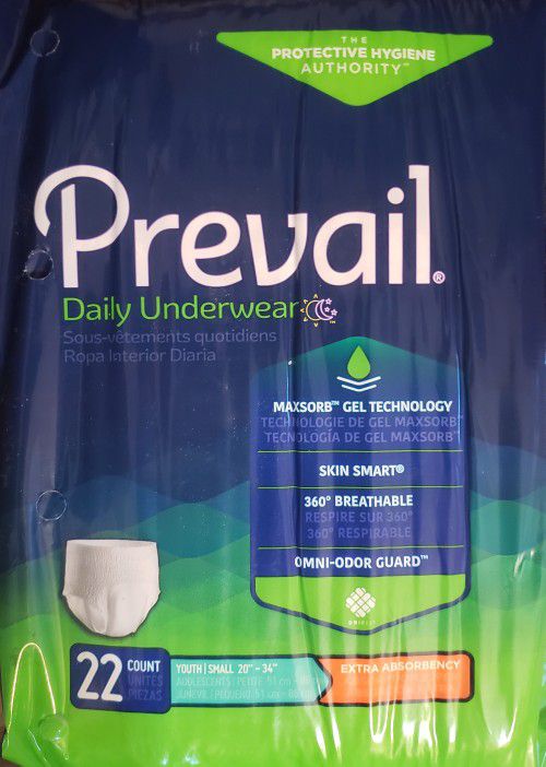 PREVAIL DAILY YOUTH UNDERWEAR SMALL