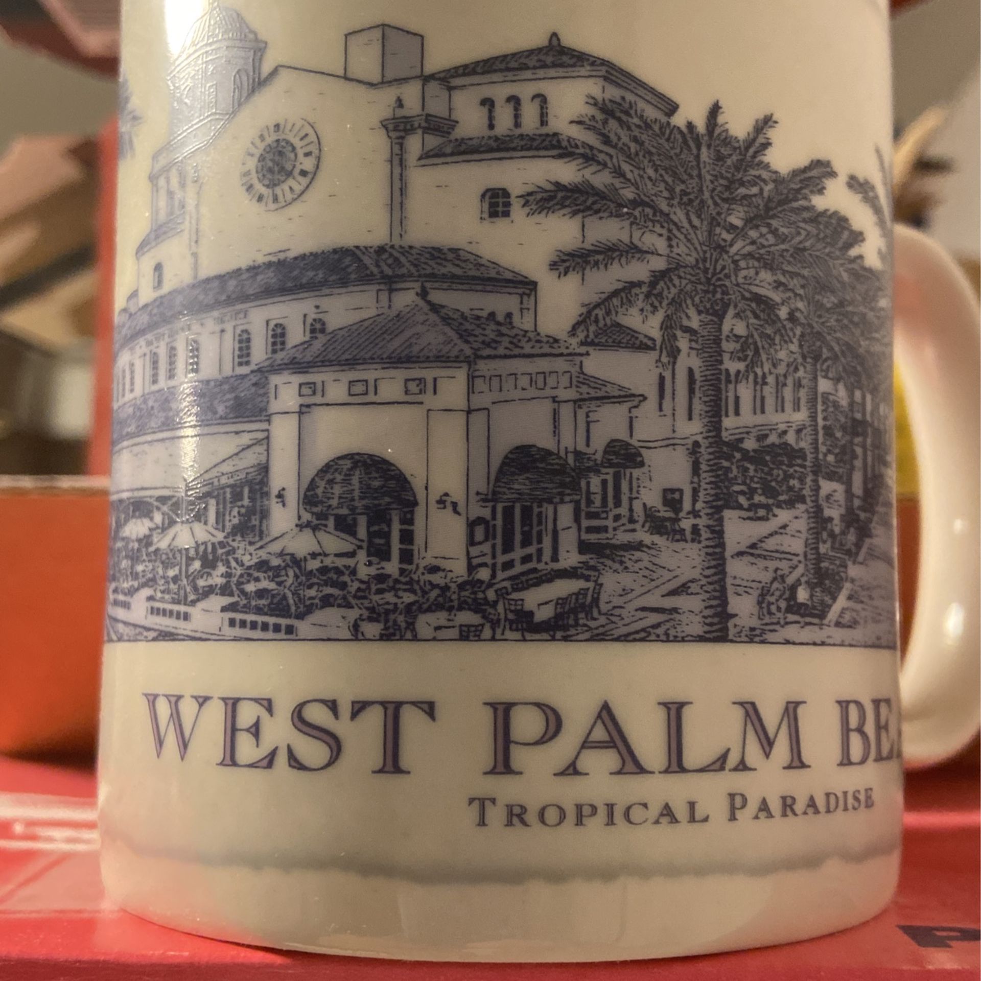 Starbucks West Palm Beach Coffee Cup 18 Oz.
