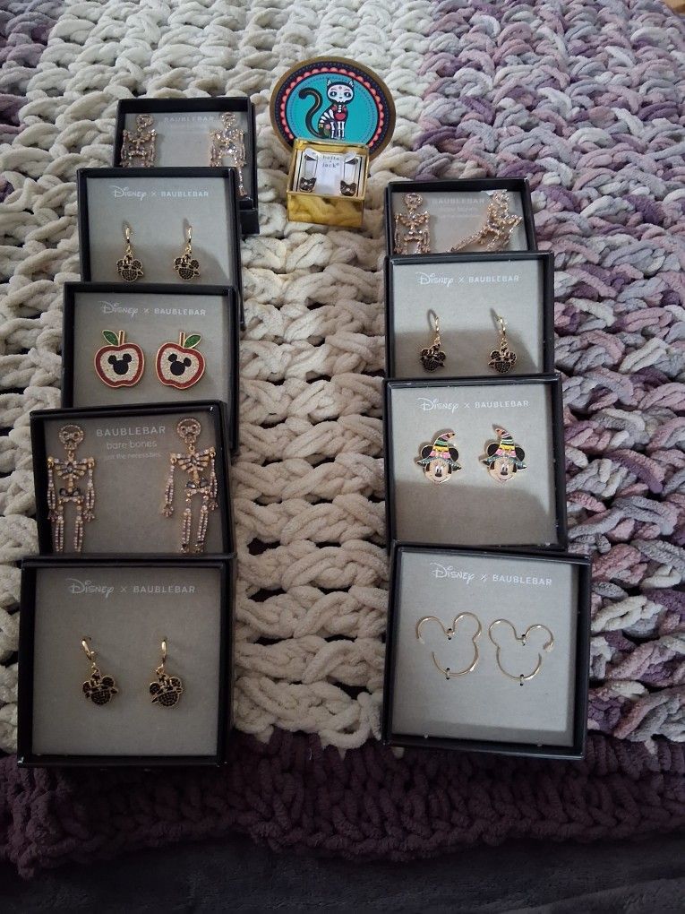 New Disney Baublebar Earrings