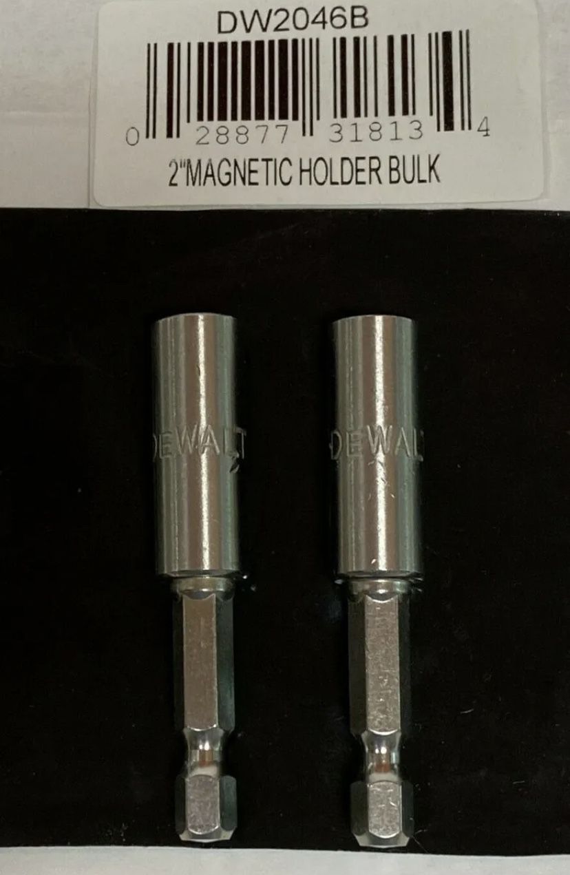 2 Pack DEWALT GENUINE DW2046B 2 INCH COMPACT MAGNETIC BIT TIP HOLDER