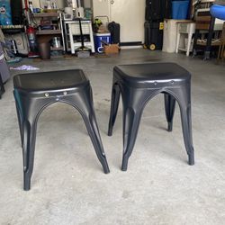 Stools Black Metal New Chairs Furniture 