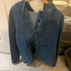 Denim Hoodie 