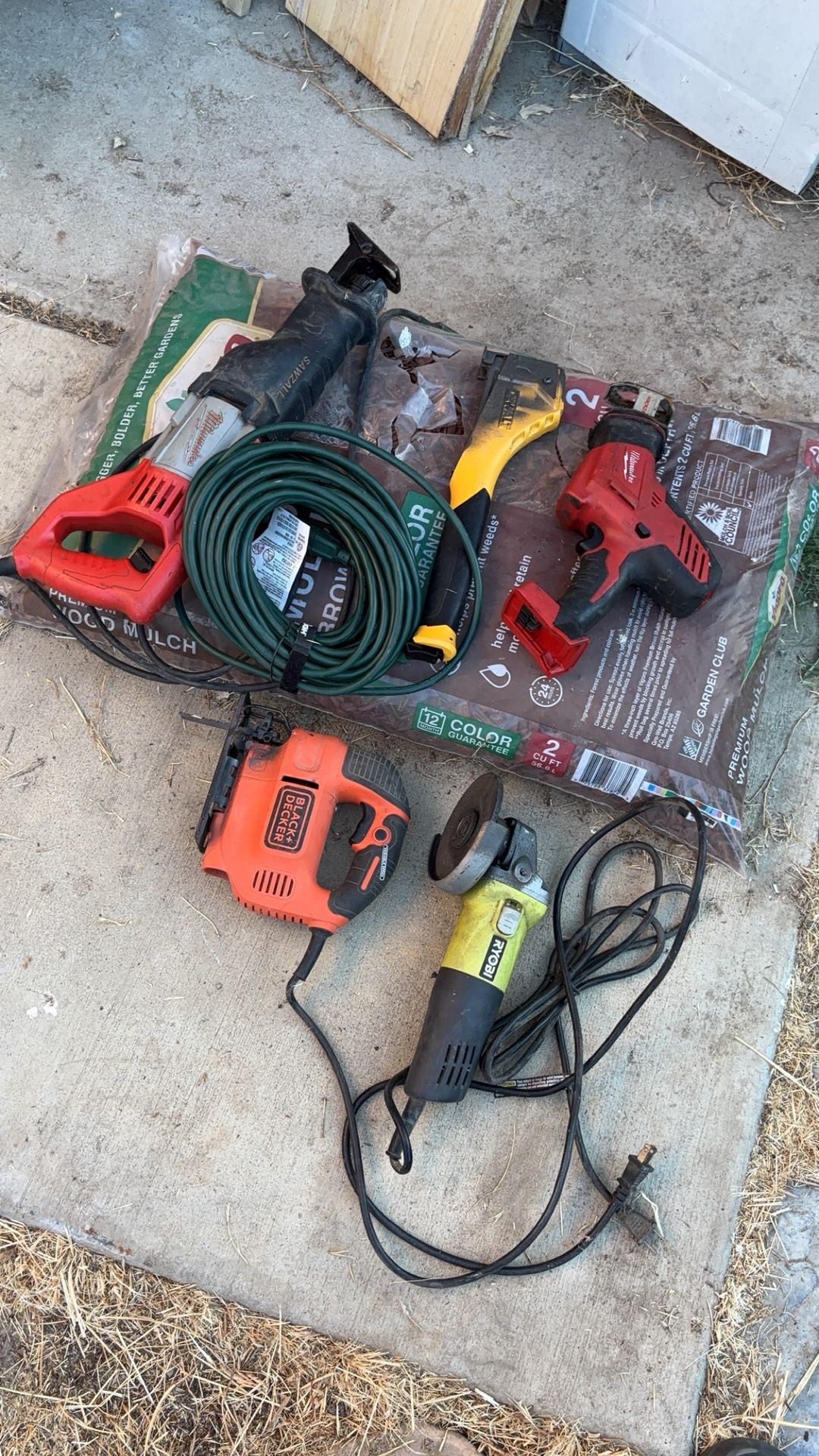 Power Tools And Extension Cord