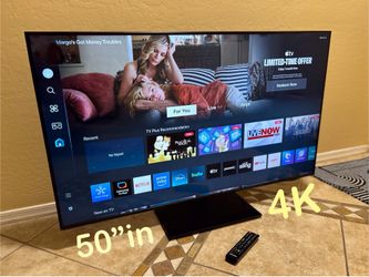 2 YEARS OLD SMART TV 50”SAMSUNG 4K Crystal UHD smart TV (beautiful image)