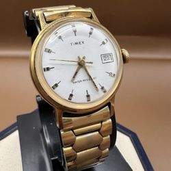 Timex Sprite 1974 Men's Vintage Mechanical #23560 . Handwind Watch White Dial