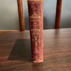 Antique Forget Me Not 1837  Edition Book London y Ackerman And Co