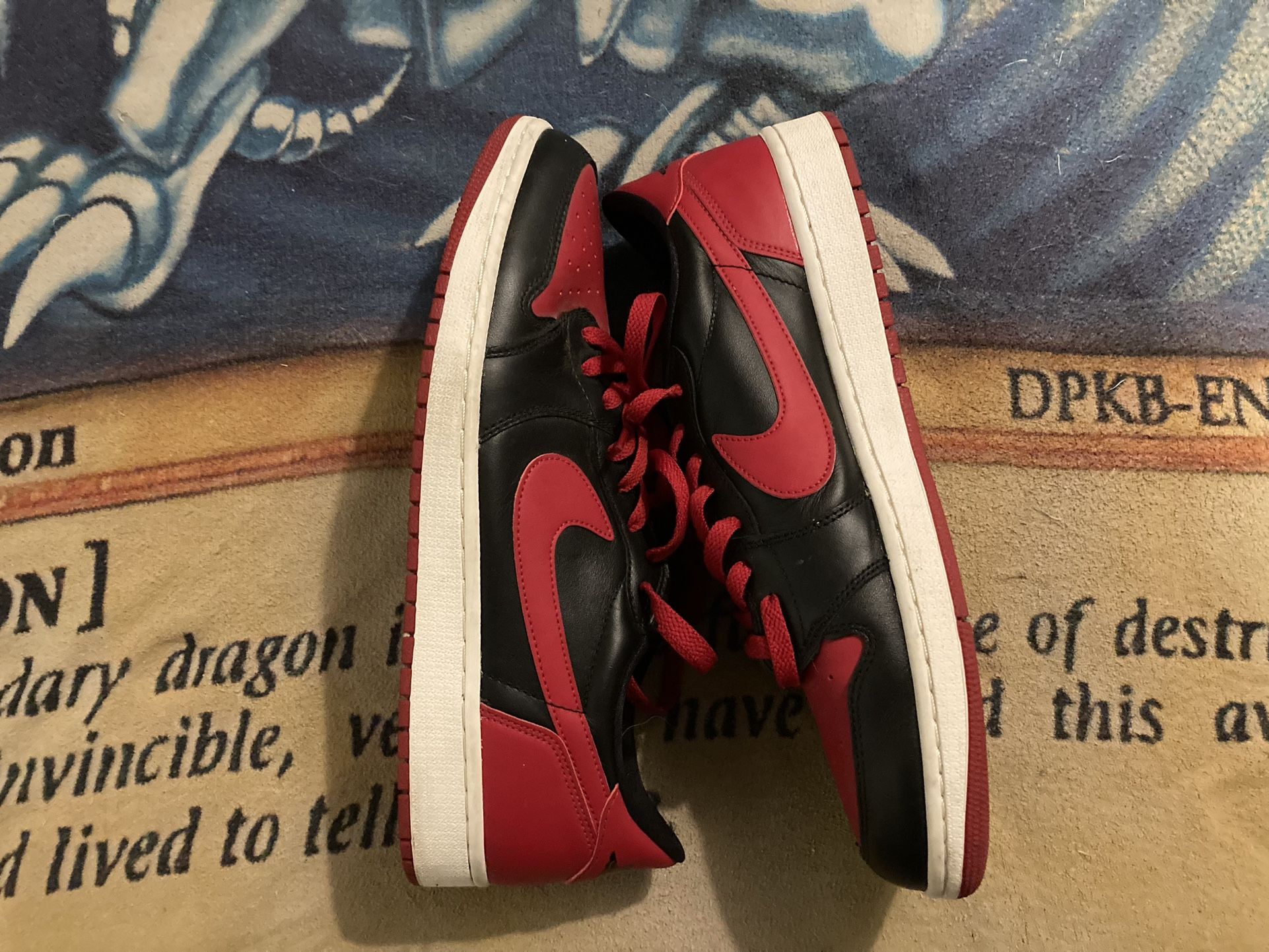 Jordan 1 OG Bred Low Sz 14