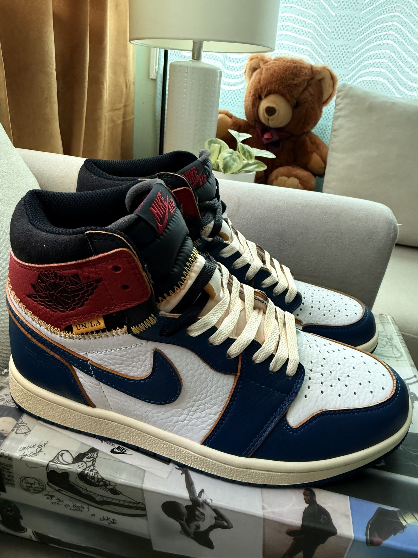 JORDAN 1 UNION (Storm Blue) Size: 10 Men