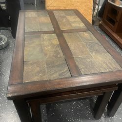 Coffee table with chairs