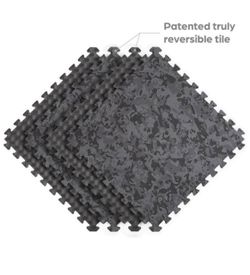Norsk Reversible Gym Mats Foam Flooring 48 sq ft