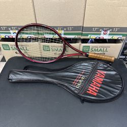 Yamaha 90DX Ceramics Carbon Tennis Racket With Bag Cover Sleeve  4 1/2 Grip