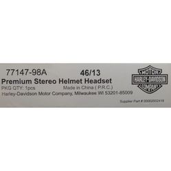 H-D Helmet Headset