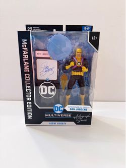 McFarlane DC Multiverse Collector Edition Agent Liberty Autograph Series – Dan Jurgens Signed Card (Sealed)