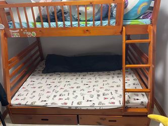 Wooden Twin Bed