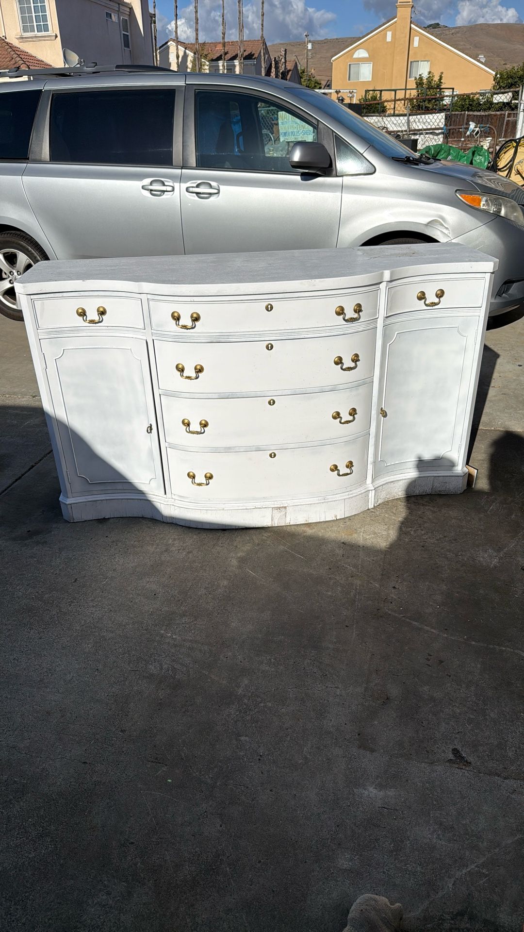 Landstrom Furniture  Hollywood Regency Style Credenza 
