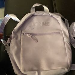 Gym shark purple bag